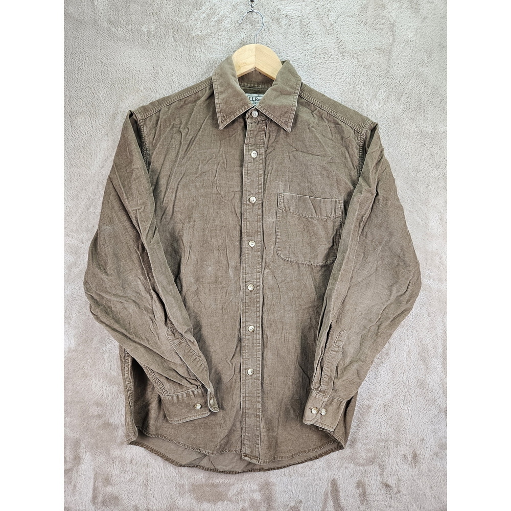 L.L.Bean Button-down Shirt 100% Cotton Long Sleeve Size S